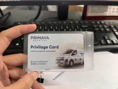 E-Money Custom Print UV — RS Primaya Karawang