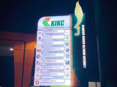 Landmark Pylon Signage — Kawasan Industri Kujang