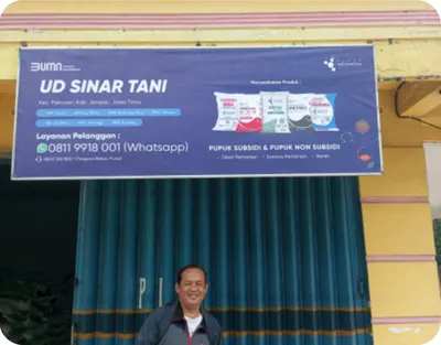 Signboard & Branding Kios — PT Pupuk Indonesia